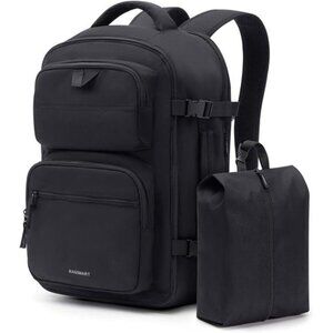 40L Carry-On Backpack Women Men with Shoe Bag